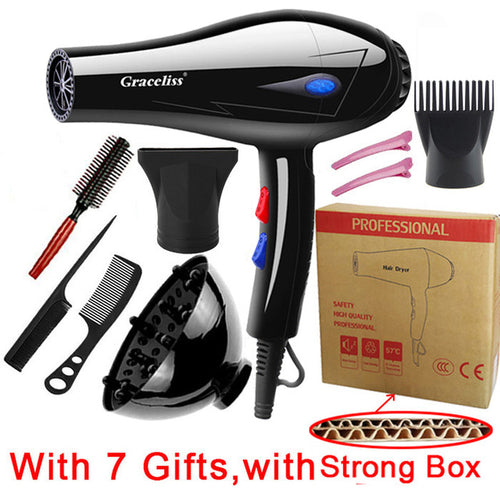 Professional Hair Dryer With Accessories