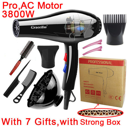 Professional Hair Dryer With Accessories