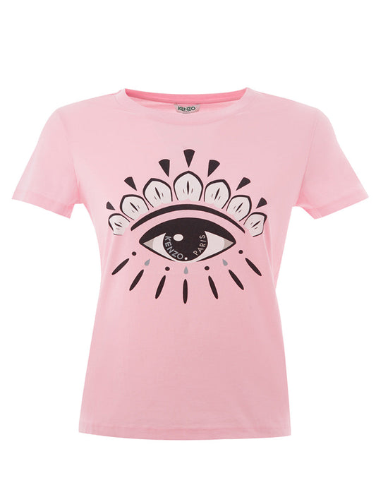 Kenzo Pink Cotton T-Shirt