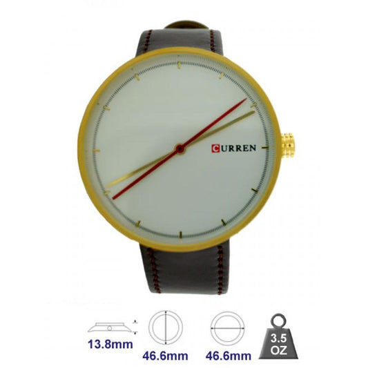 Curren  Leather Strap Watch