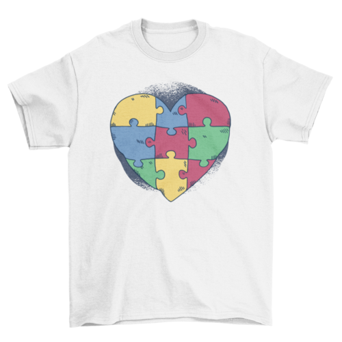 Autism Heart Puzzle T-Shirt