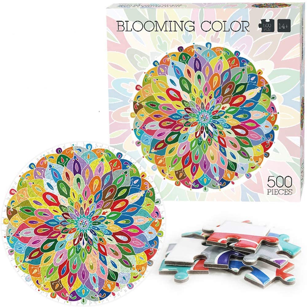 500 Pieces Round Jigsaw Puzzle