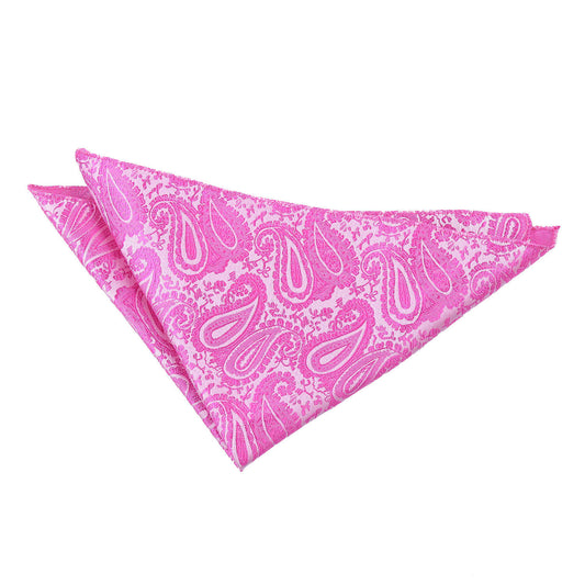 Paisley Handkerchief - Fuchsia Pink