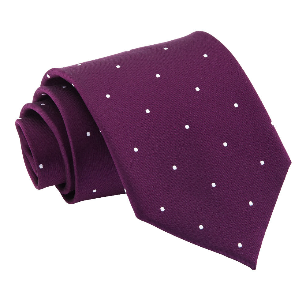 Pin Dot Classic Tie - Purple