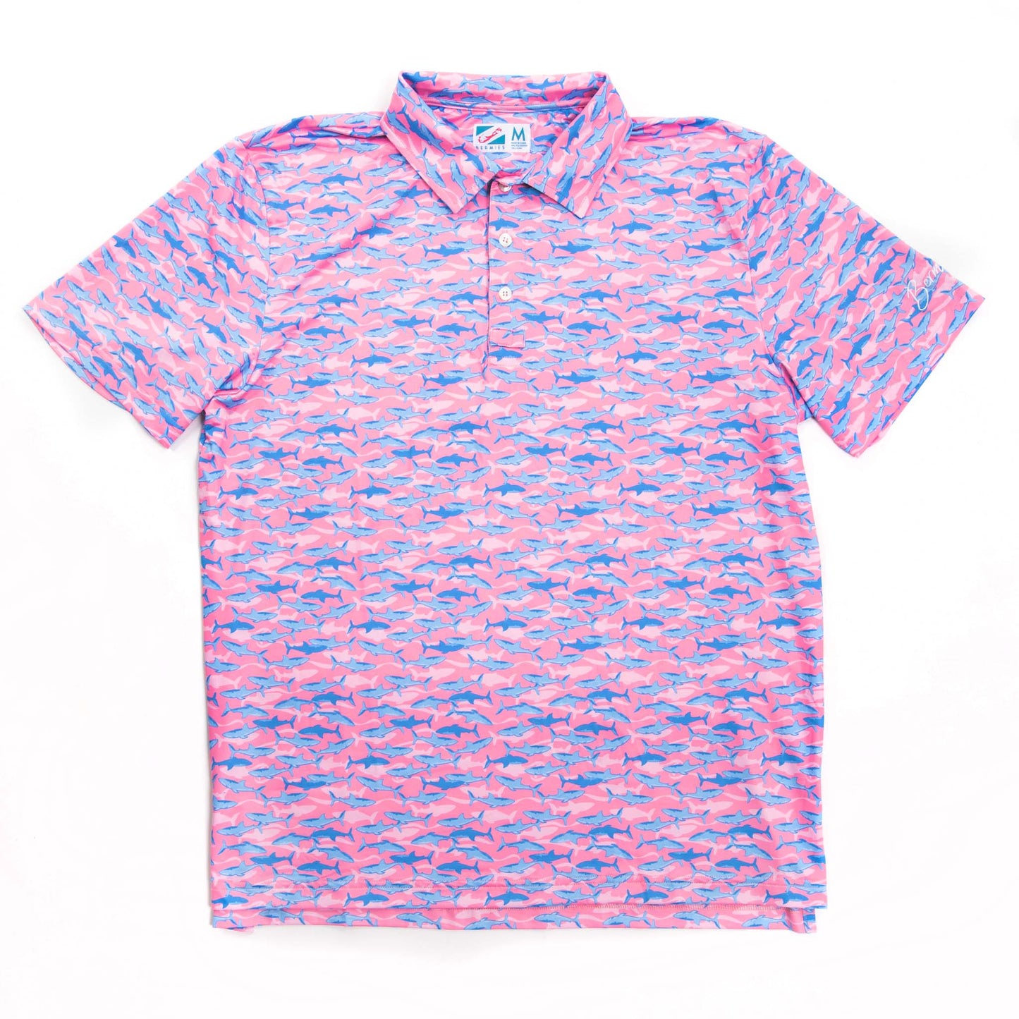 Pink Shark - Golf Polo