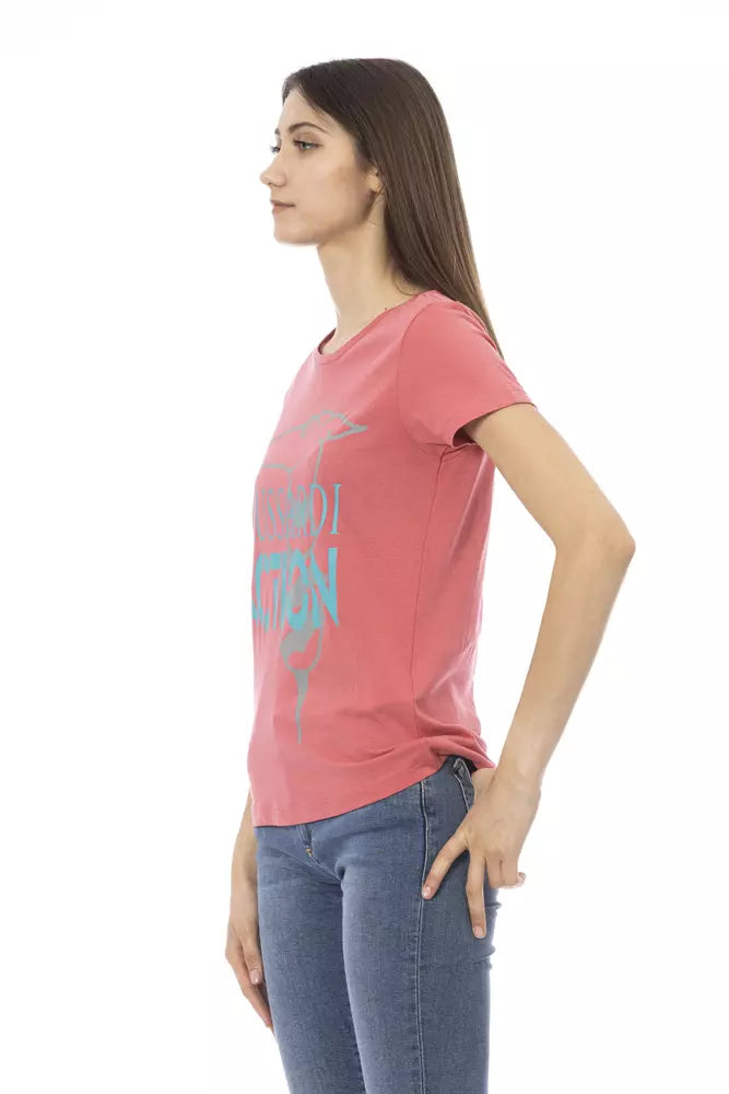 Trussardi Action Pink Cotton Top